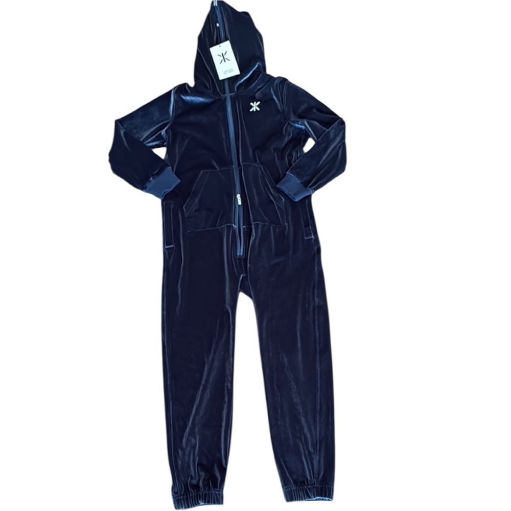 Legacy Navy Blue Hooded Jumpsuit. Brand new with tags.